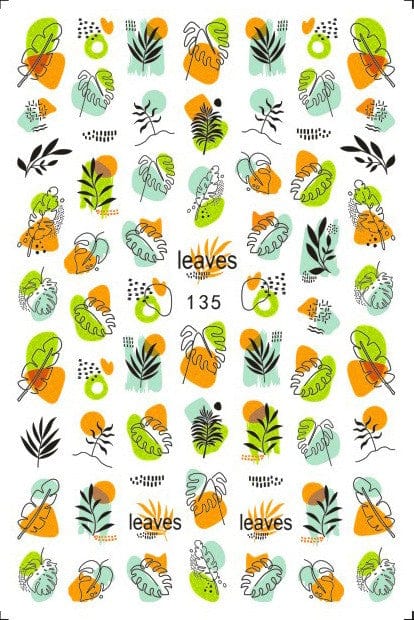 JNBS Nail Sticker Leaves