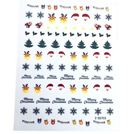 JNBS Nail Sticker Christmas (Choose your style 02)