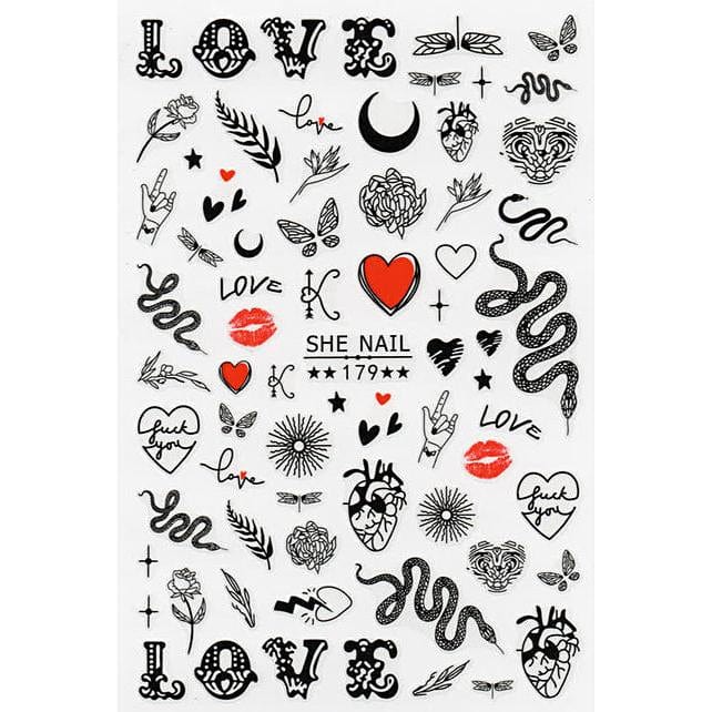 JNBS Nail Sticker Cartoon Version 3