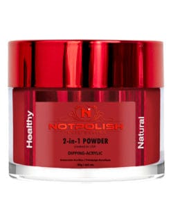 NOTPOLISH 2-in-1 Powder - OG 181 Red Crush - Jessica Nail & Beauty Supply - Canada Nail Beauty Supply - Acrylic & Dipping Powders
