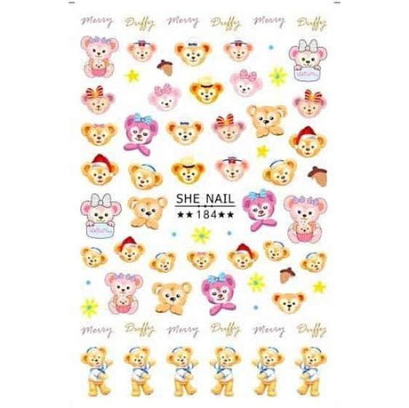 JNBS Nail Sticker Cartoon Version 3