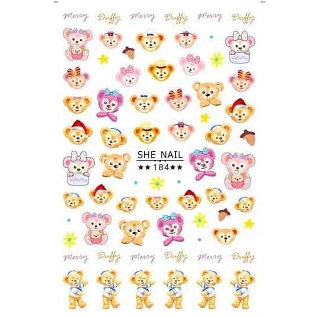 JNBS Nail Sticker Cartoon Version 1