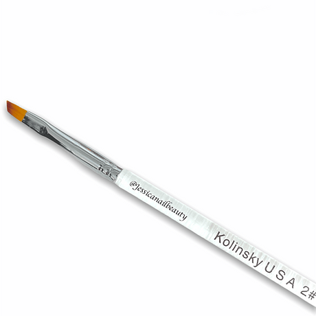 Kolinsky White One Stroke / Angular Paint Brush 2