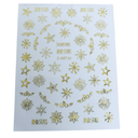 JNBS Nail Sticker Gold Christmas
