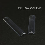 Oulà Nail Enhancement Tips SQUARE 2XL NO & LOW C CURVE (Box of 500 tips)