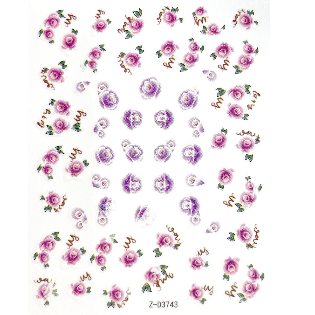 JNBS Nail Sticker Flowers Version 1