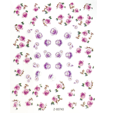 JNBS Nail Sticker Flowers Version 1