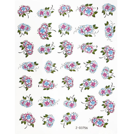 JNBS Nail Sticker Flowers Version 1