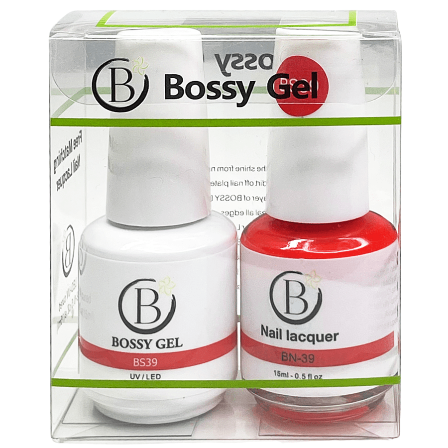 Bossy Gel Polish BS 039 Orange & Red