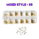 JNBS 3D Naill Charm Mixed Box of 12 (8 Styles)