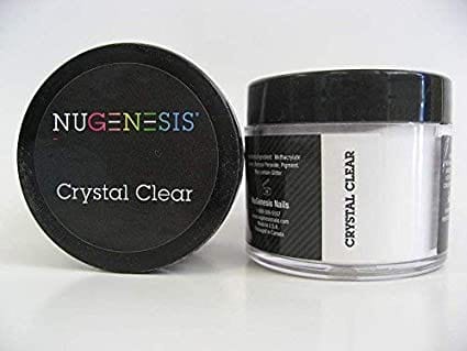 NUGENESIS - Nail Dipping Color Powder 43g Crytal Clear (1.5oz) - Jessica Nail & Beauty Supply - Canada Nail Beauty Supply - NuGenesis POWDER