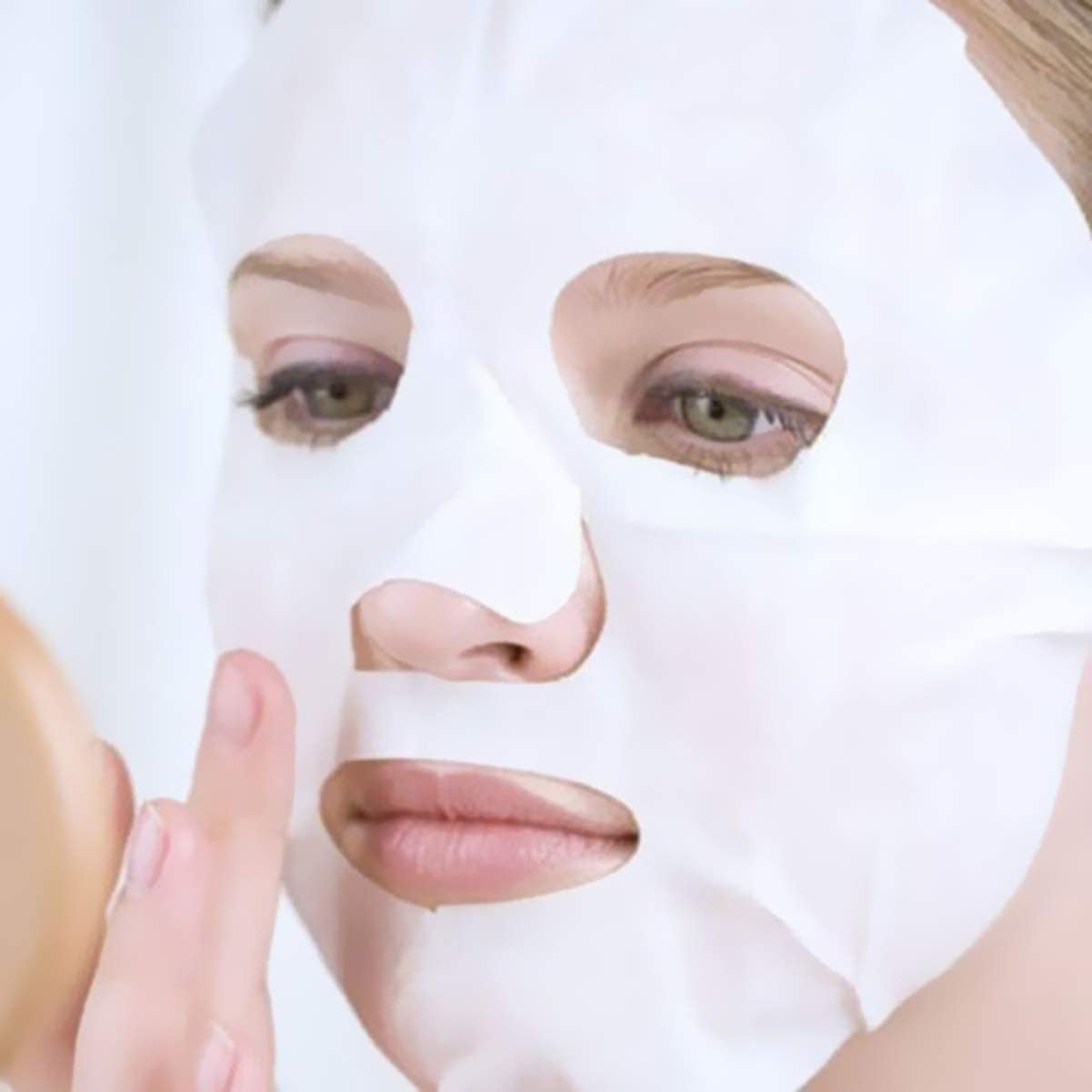 JNBS Disposable Spa Cotton Facial Mask Sheets (Pack of 100pcs)