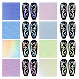 Holographic Butterfly Reflection Nail Stickers Set - Jessica Nail & Beauty Supply - Canada Nail Beauty Supply - NAIL STICKER