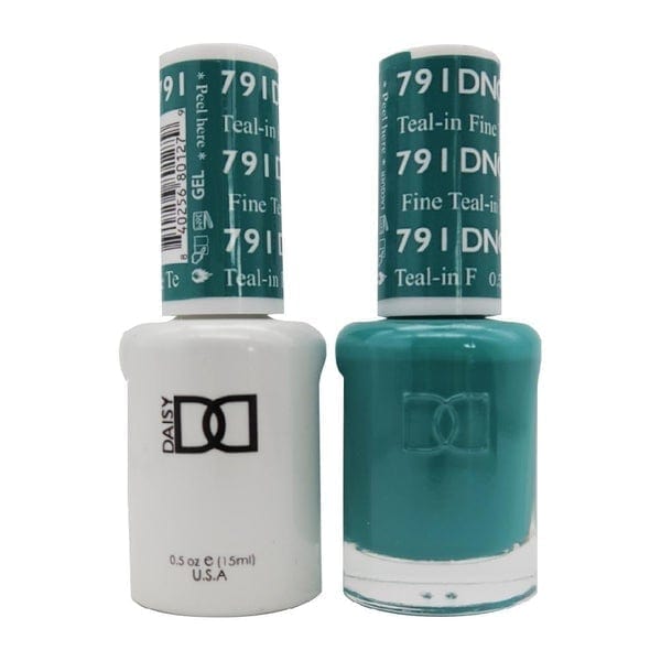 DND DUO GEL MATCHING COLOR 791 TEAL-IN' FINE