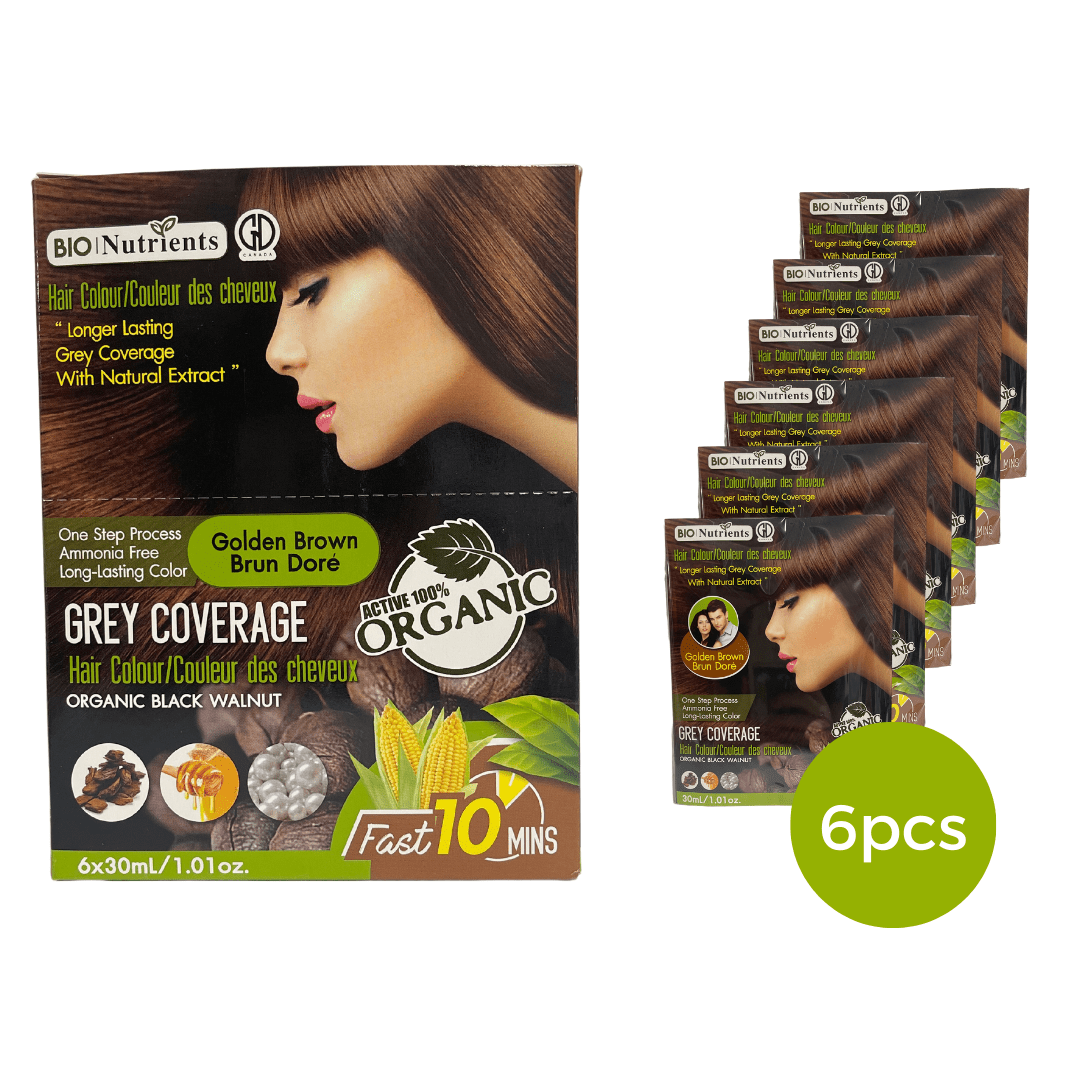 Bio Nutrients Hair Colour Grey Coverage (8 Colors)