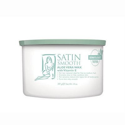 Satin Smooth - Soft Wax #Aloe Vera Vitamin E Thin Film (14oz) - Jessica Nail & Beauty Supply - Canada Nail Beauty Supply - Soft Wax