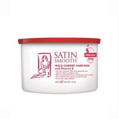 Satin Smooth - Hard Wax #Wild Cherry Thin Film (14oz) - Jessica Nail & Beauty Supply - Canada Nail Beauty Supply - Hard Wax