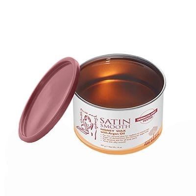 Satin Smooth - Soft Wax #Honey with Argan Oil (14oz) - Jessica Nail & Beauty Supply - Canada Nail Beauty Supply - Soft Wax