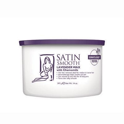 Satin Smooth - Soft Wax #Lavender with Chamomile (14oz) - Jessica Nail & Beauty Supply - Canada Nail Beauty Supply - Soft Wax