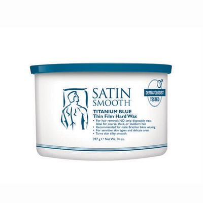 Satin Smooth - Hard Wax #Titanium Blue Thin Film (14oz) - Jessica Nail & Beauty Supply - Canada Nail Beauty Supply - Hard Wax