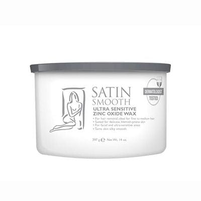 Satin Smooth - Soft Wax #Ultra Sensitive Zinc Oxide Wax(14 oz) - Jessica Nail & Beauty Supply - Canada Nail Beauty Supply - Soft Wax