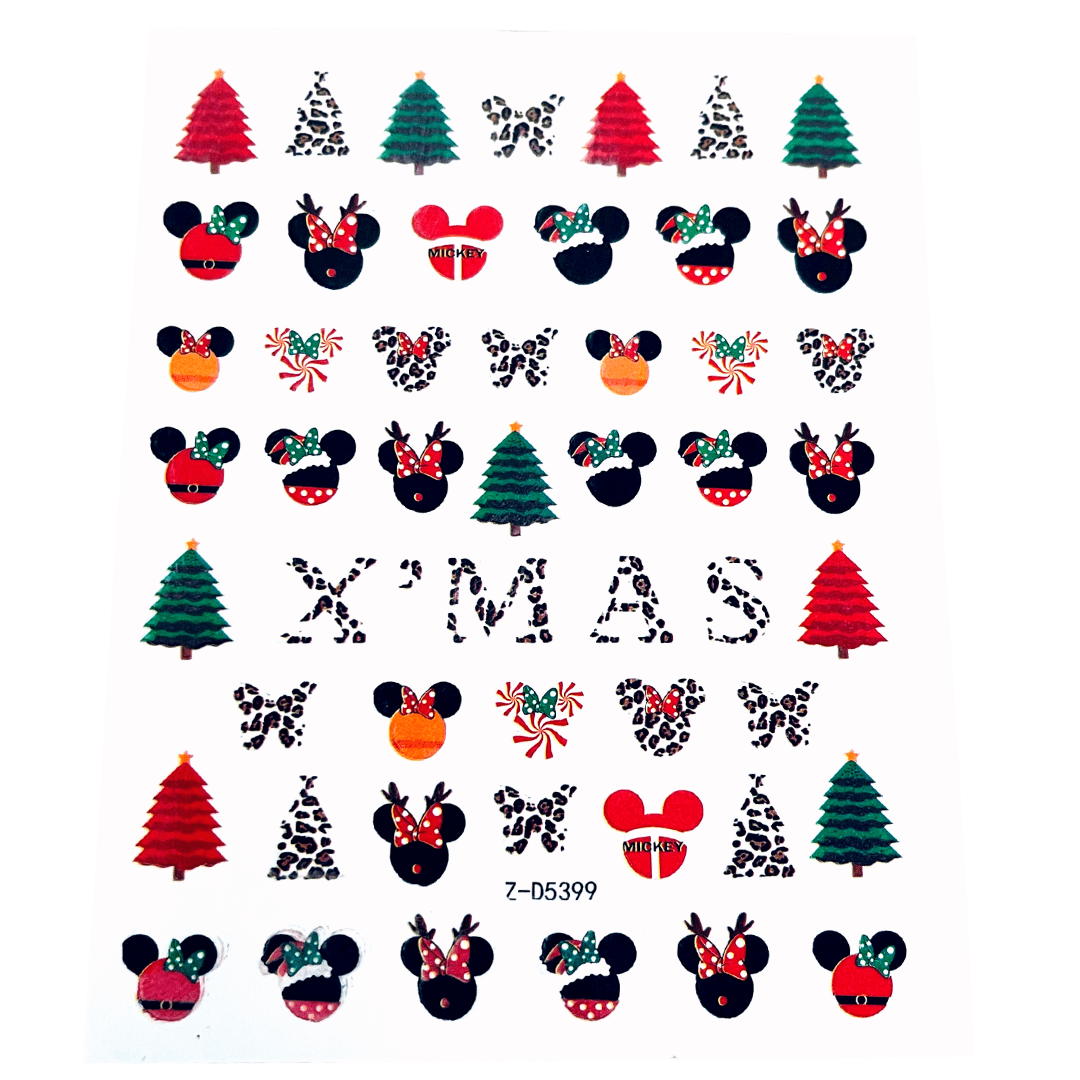 JNBS Nail Sticker Christmas (Choose your style 02)