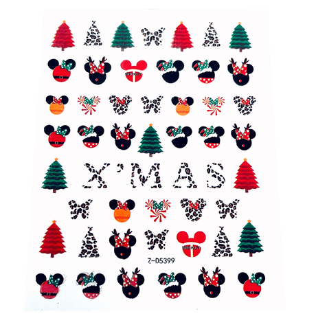 JNBS Nail Sticker Christmas (Choose your style 02)