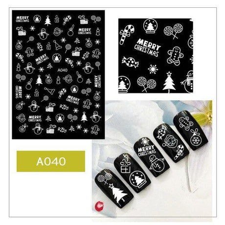 JNBS Nail Sticker Christmas (Choose your style 01)