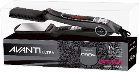 Avanti Ultra Titanium Flat Iron Black AV CROCIRC