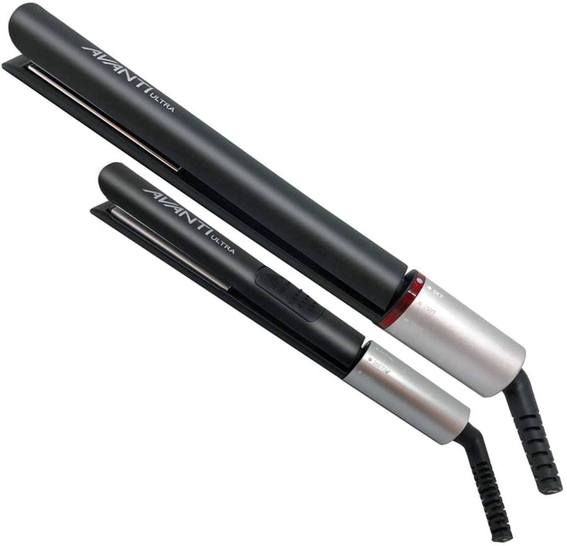 Avanti Ultra Titanium Flat Iron Black AV CROCIRC Jessica Nail Beauty Supply