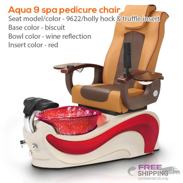Aqua Spa 9 9622 Hollyhock Chairs Cappuccino Base (Please Call JNBS to Order)