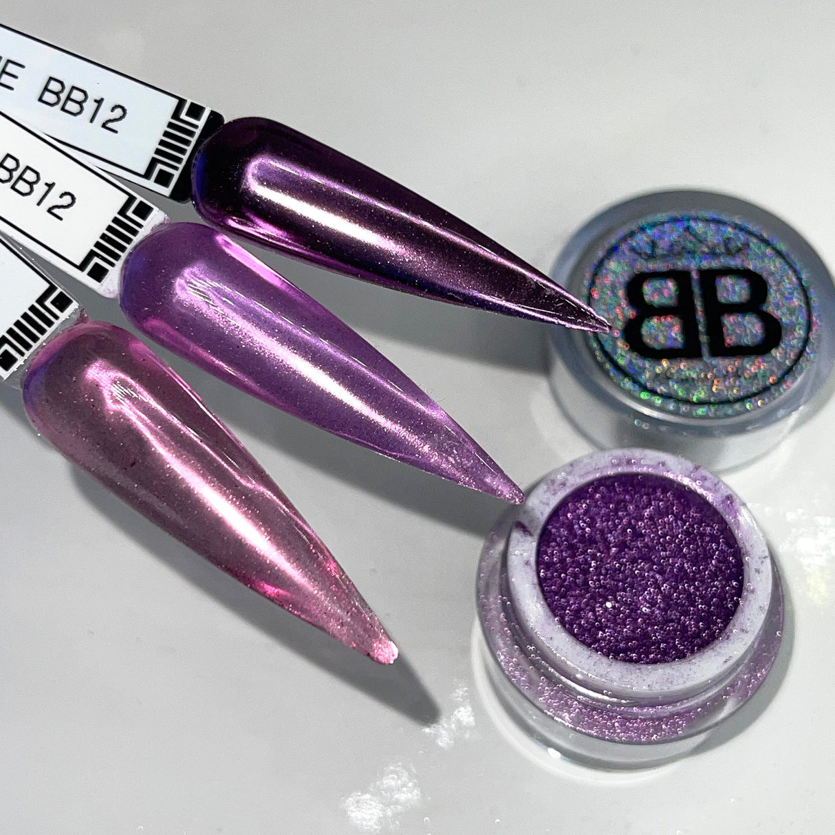 Beauty Boss Nail Chrome BB12 Purple