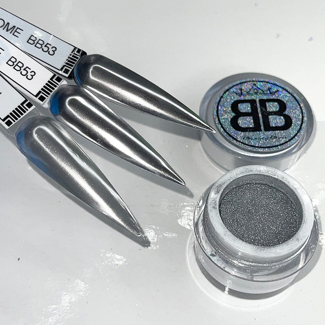 Beauty Boss Nail Chrome BB153 Silver Metallic