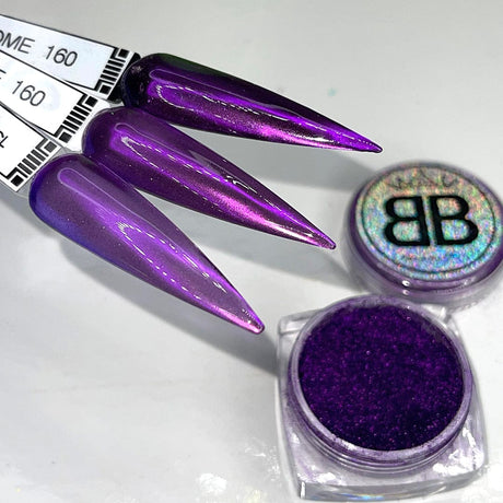 Beauty Boss Nail Chrome BB160 Purple