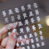 JNBS Nail Sticker Reflective Glitter