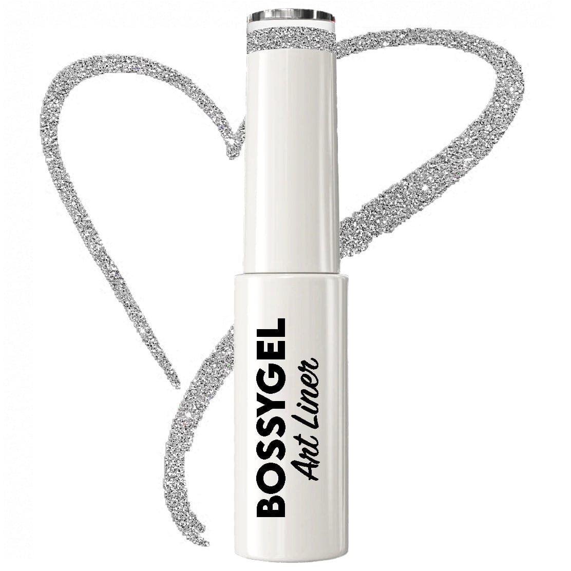 BOSSY Gel Art Liner 032 Sparkle Silver Glitter