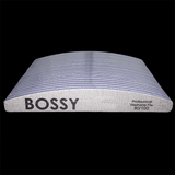 BOSSY Washable File MOON SHAPE ZEBRA (80/100)