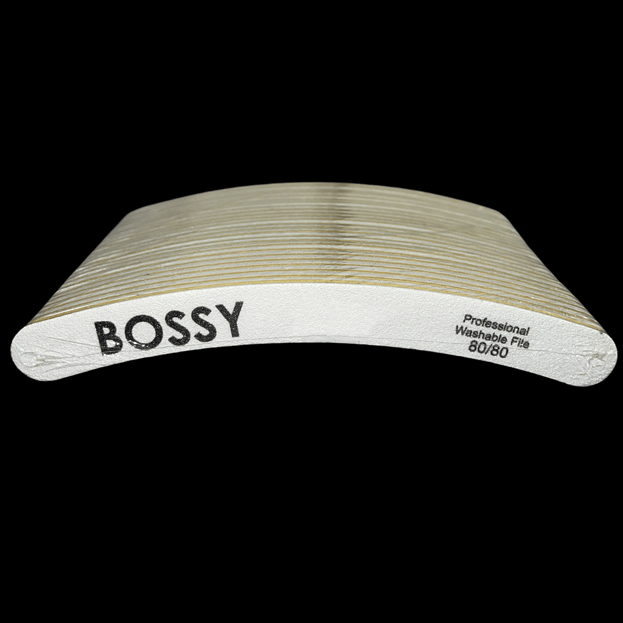 BOSSY Washable File Curve WHITE (80/80)