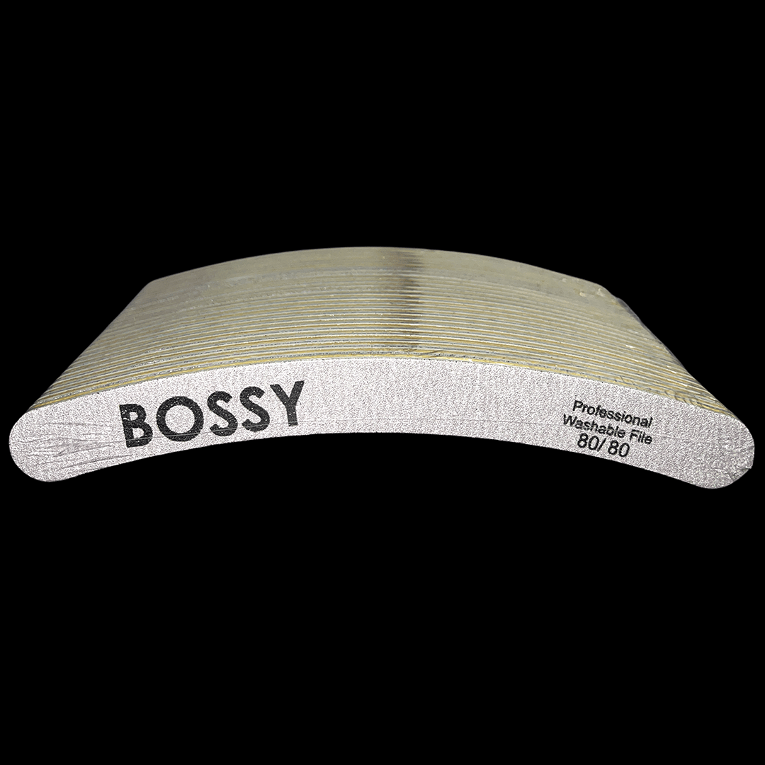 BOSSY Washable File Curve ZEBRA (80/80)