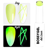 BOSSY Gel Art Liner Glow In The Dark 01 Neon Lime