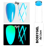 BOSSY Gel Art Liner Glow In The Dark 03 Pinata Blue