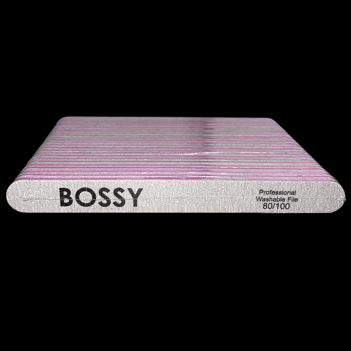 BOSSY Washable File Regular (Oval) ZEBRA (80/100)