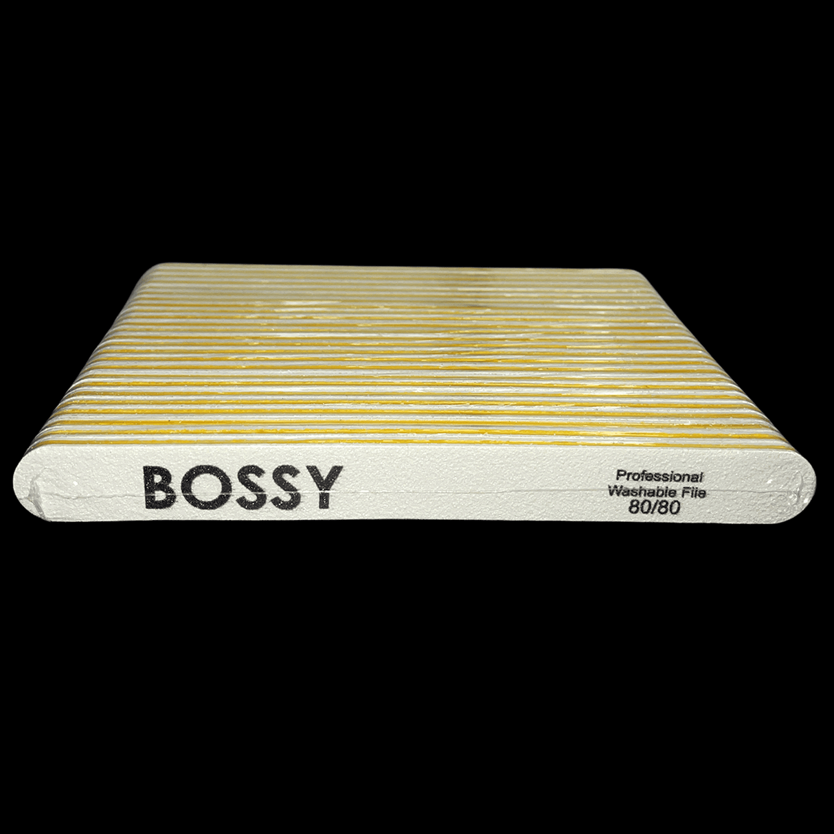 BOSSY Washable File Regular Oval WHITE (80/80)