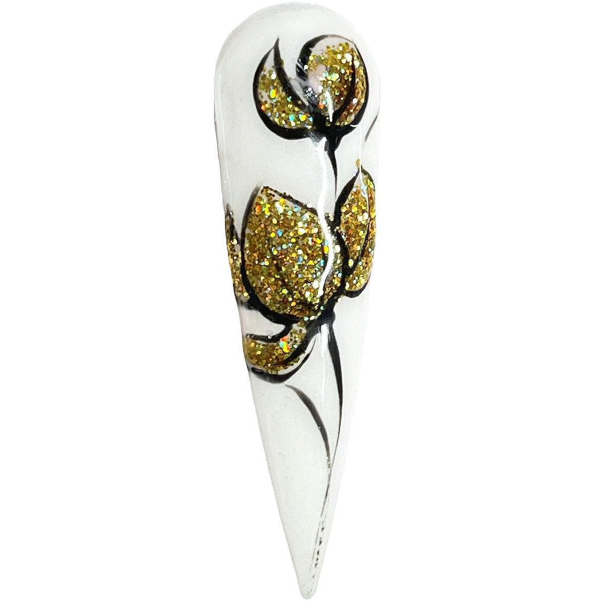 BOSSY Gel Art Liner 018 Holo Gold Glitter