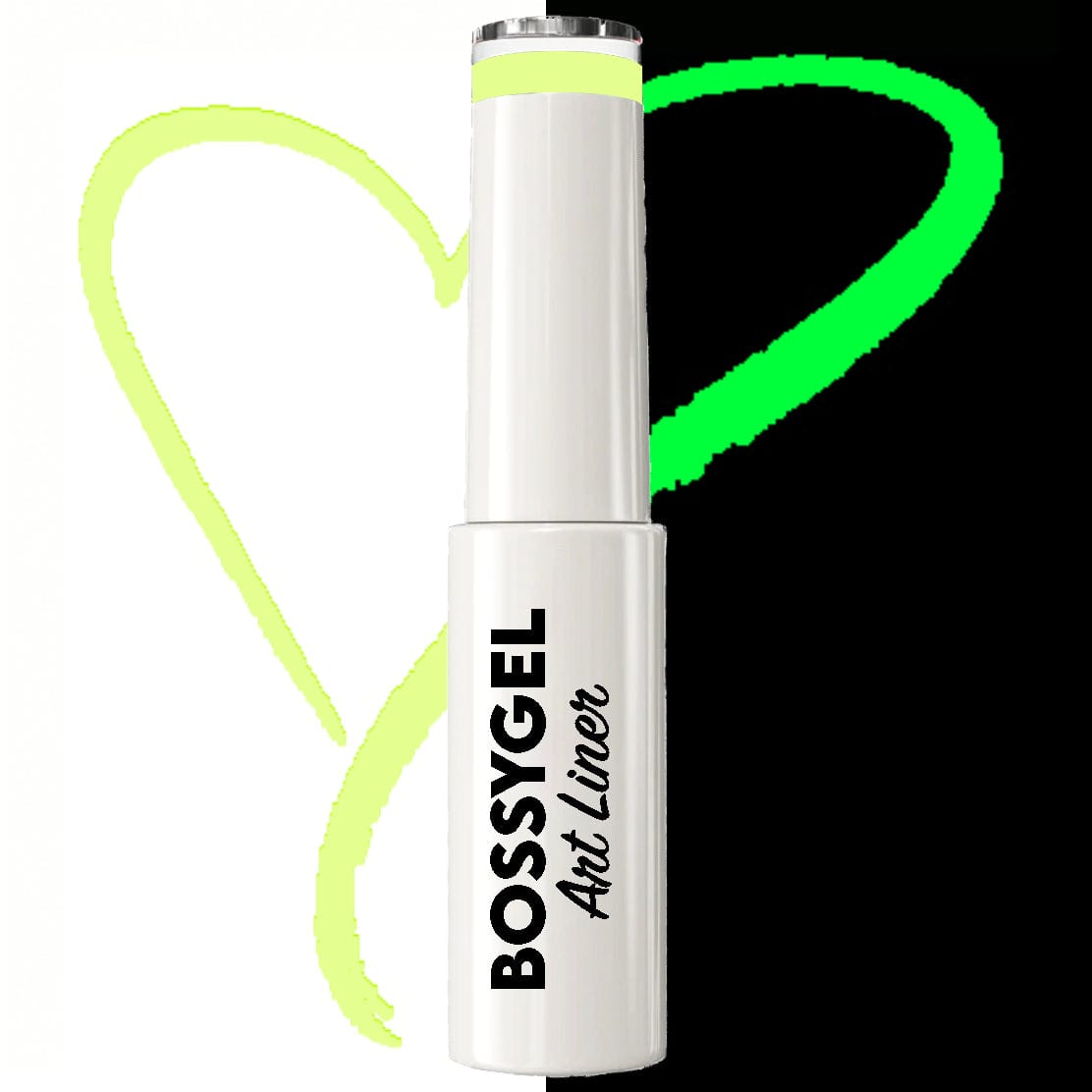 BOSSY Gel Art Liner Glow In The Dark 01 Neon Lime