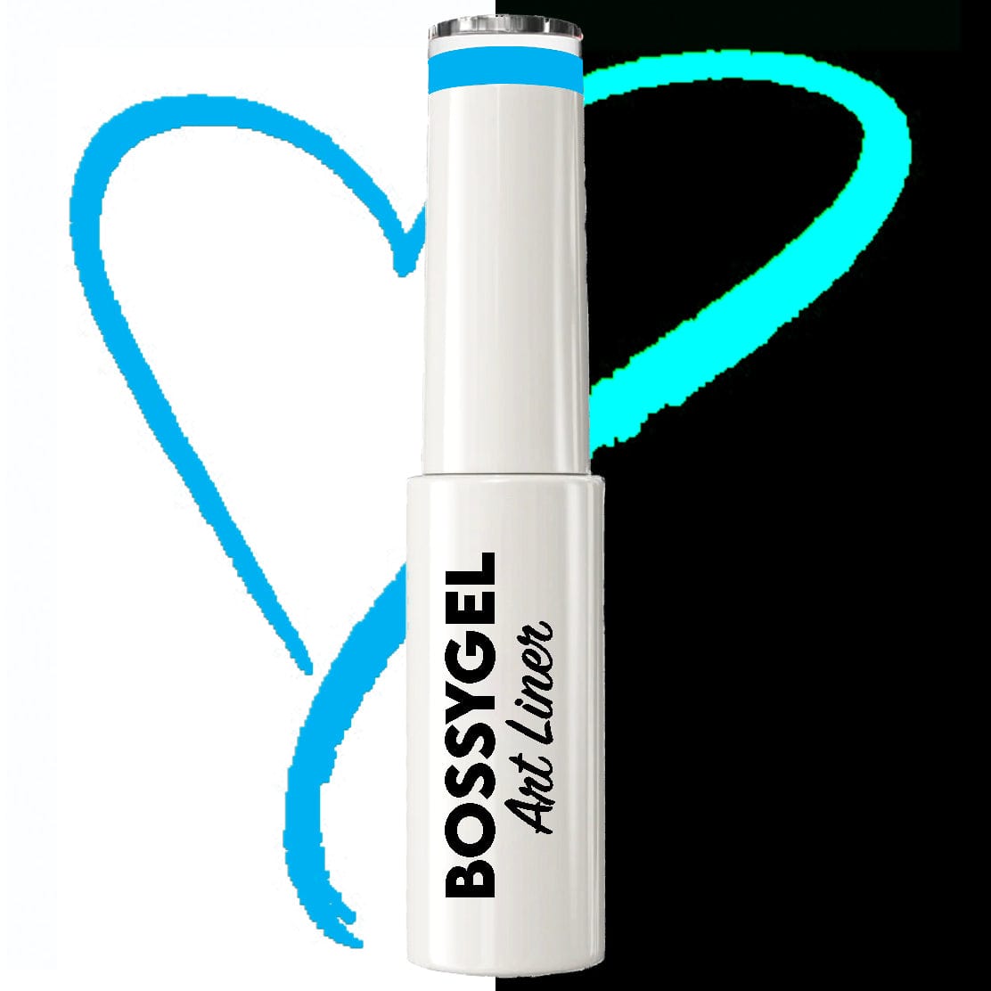 BOSSY Gel Art Liner Glow In The Dark 03 Pinata Blue