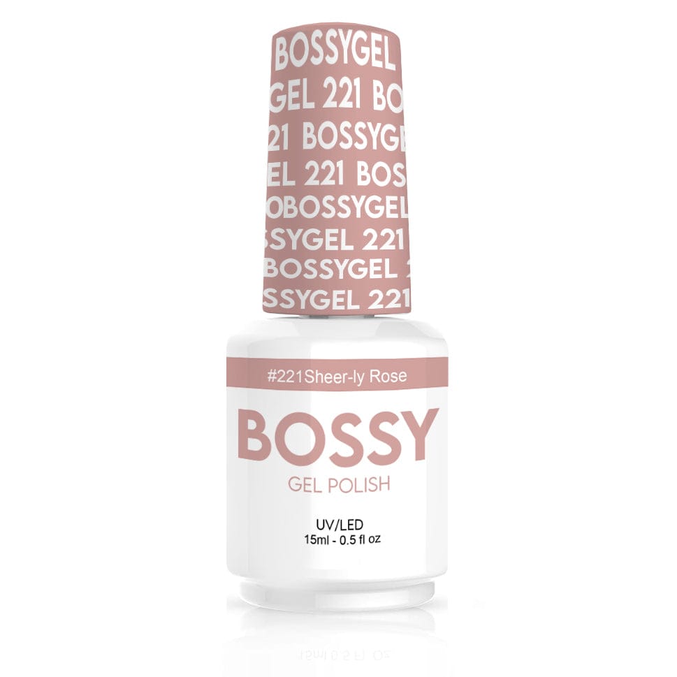 Bossy Gel Polish BS 221 Sheerly Rose