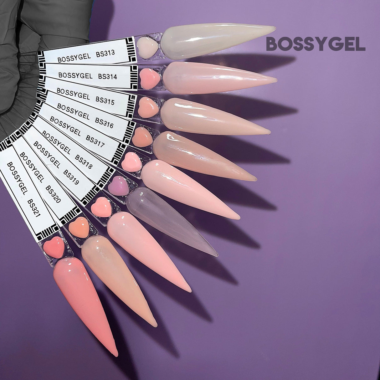 Bossy Gel BARE NUDE Collection with FREE 1 Heart 3D Silicone Mold (ONLINE ONLY!!!)