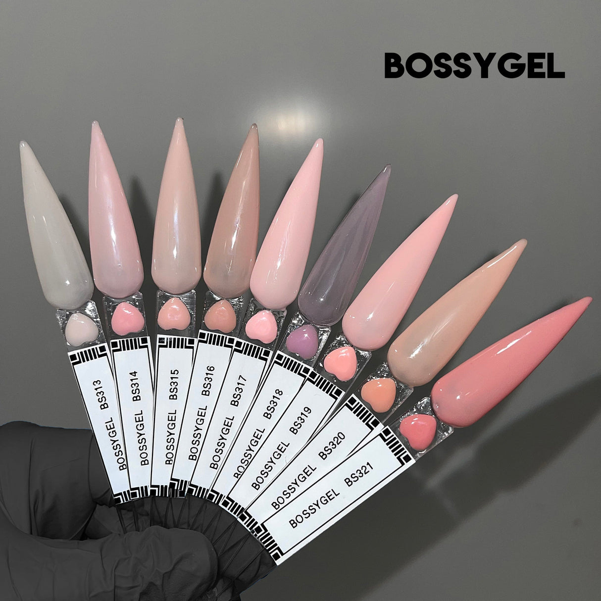 Bossy Gel BARE NUDE Collection with FREE 1 Heart 3D Silicone Mold (ONLINE ONLY!!!)