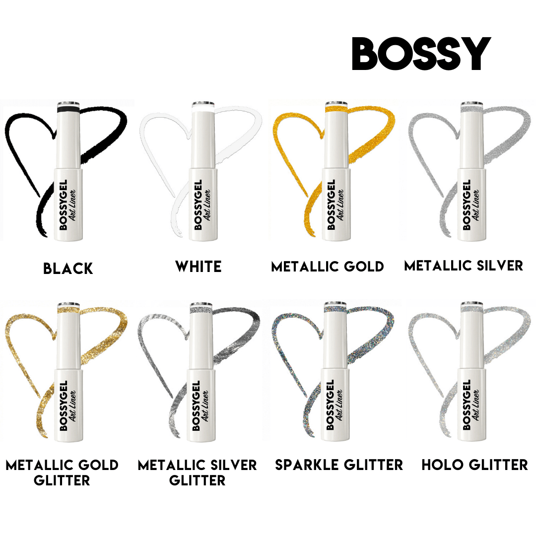 BOSSY GLITTER Collection MUST HAVE Gel Art Liner